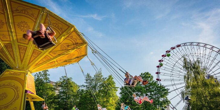 Vstup do nejstaršího polského zábavního parku Legendia se 40 super atrakcemi