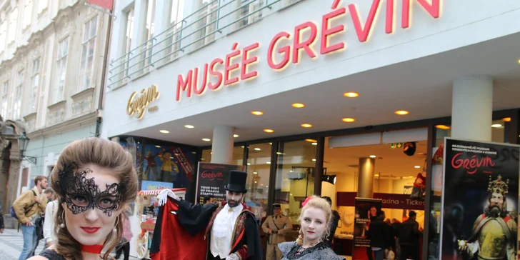 Něco pro odvážné: Halloweenský vstup nebo party v muzeu Grévin a Drákulova hra