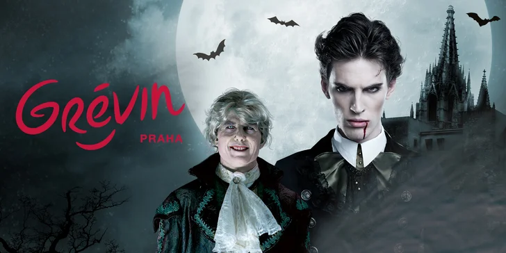 Něco pro odvážné: Halloweenský vstup nebo party v muzeu Grévin a Drákulova hra