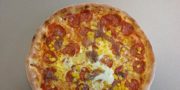 Pekelně dobrá a větší než jinde: 2x pizza o průměru 36 cm s sebou z Red Hellu