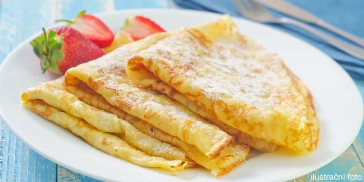 Mňam: Sladká nebo slaná palačinka s kávou nebo limonádou