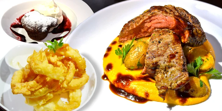 Americký sen na talíři: 3chodové degustační menu pro 2 labužníky