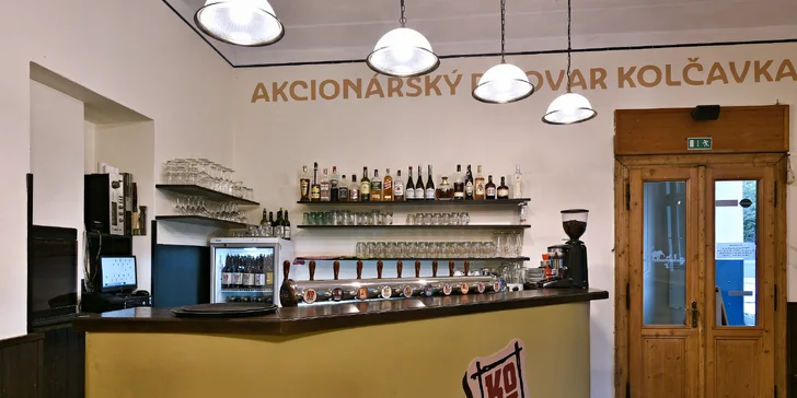 Degustace nefiltrovaných piv z pivovaru Kolčavka a dva burgery pro dva