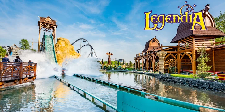 Vstup do nejstaršího polského zábavního parku Legendia se 40 super atrakcemi