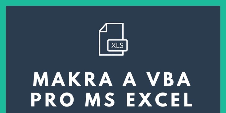 Roční online kurz Makra a VBA pro MS Excel s certifikátem