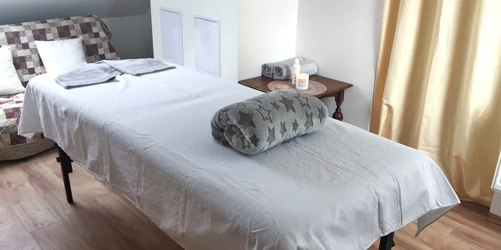 V nabídce je varianta s 30min. masáží zad pro oba. 