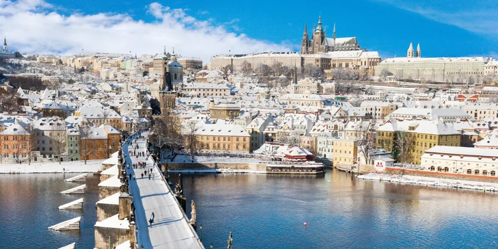 Praha jako na dlani: pobyt kousek od Václavského náměstí se snídaní