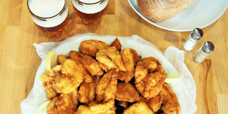 Řízky klidně i s sebou: 1 nebo 2 kg vepřových a kuřecích řízečků