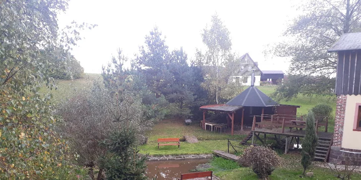 Třídenní dovolená v blízkosti Adršpašských skal: polopenze i slaný bazén