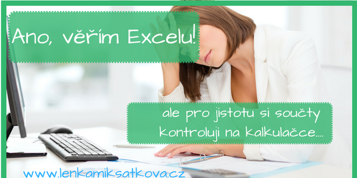 Online kurz práce v Excelu: naučte se základům za 65 minut