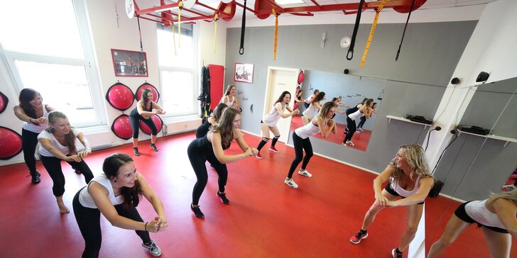 Skupinové lekce dle výběru v dámském fitness Red Fit: 1–5 vstupů