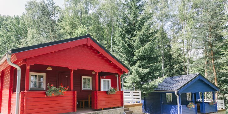 Pobyt v severském srubu v Lužických horách a sauna pro 2 až 4 osoby