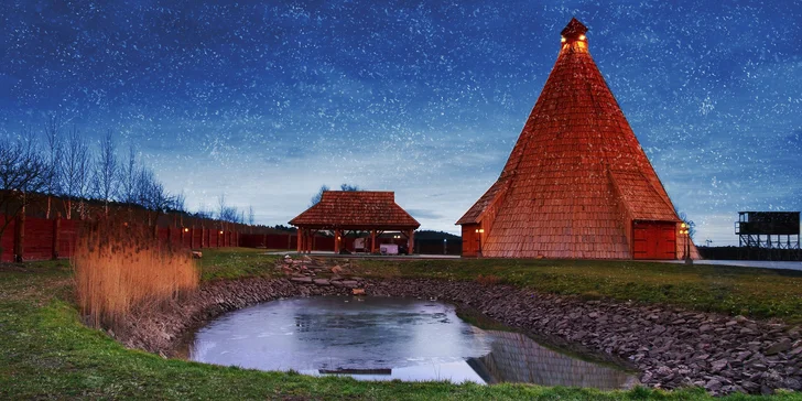 Silvestr v největším dřevěném vigvamu na světě: pobyt s polopenzí a rautem i wellness