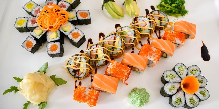 Napůl jídlo, napůl umělecké dílo: 40 kousků pestrobarevného sushi v srdci Brna