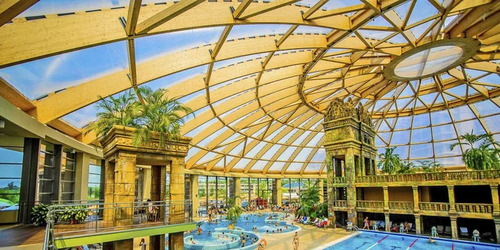 Pobyt v Budapešti: polopenze, neomezený vstup do aquaparku i wellness