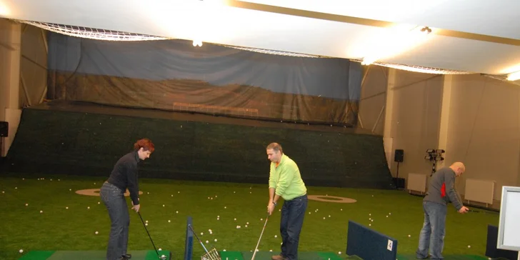 Golfový simulátor: 60 minut tréninku nejen pro začátečníky