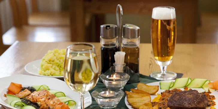 Aktivní relaxace v Krkonoších s polopenzí, wellness, saunou a půjčením kol