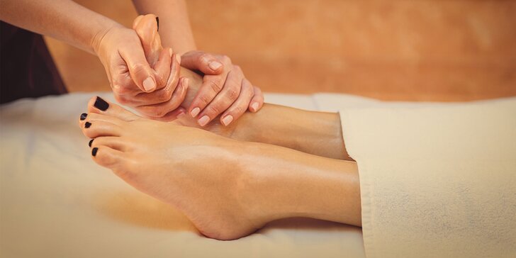 45minutová reflexní terapie plosek nohou