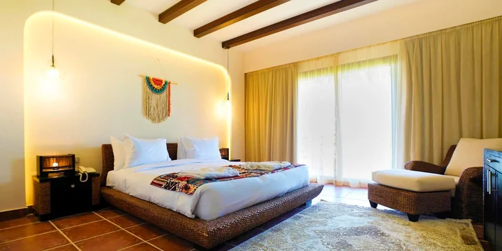 Bydlet budete v Amarina Jannah Resort & Aqua Park. 
