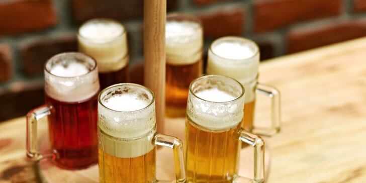 Pivo je umění: degustace 6 druhů piv z malých řemeslných pivovarů