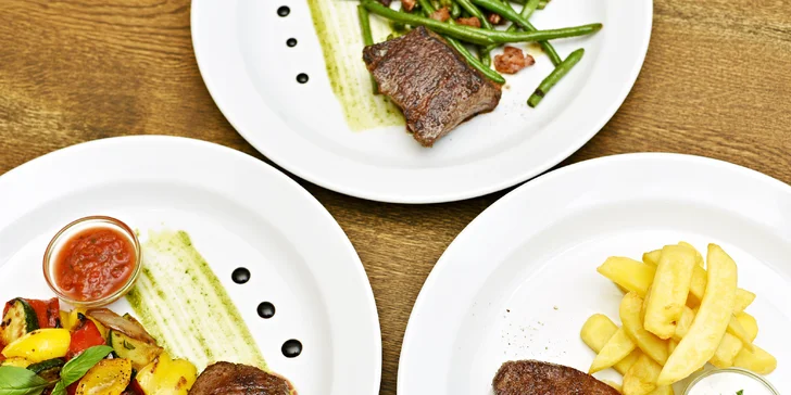 Objevte Ameriku: Sladěné degustační menu se 3 skvělými hovězími steaky