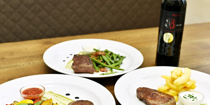 Objevte Ameriku: Sladěné degustační menu se 3 skvělými hovězími steaky