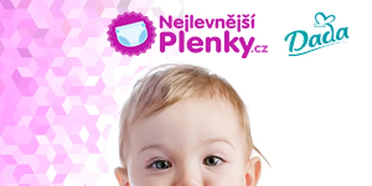 Aby byly děti v suchu: zásoba novorozeneckých plenek DADA do 5 kg