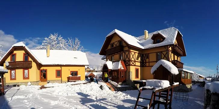 Aktivní zima pod Lomnickým štítem: Polopenze, sauna a slevy do aquaparků