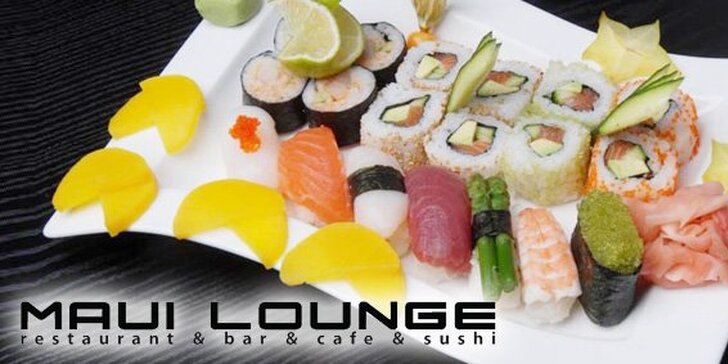 279 Kč za pravé japonské sushi menu v restauraci Maui Lounge v Mariánských Lázních. Jedinečný gurmánský zážitek s 52% slevou.