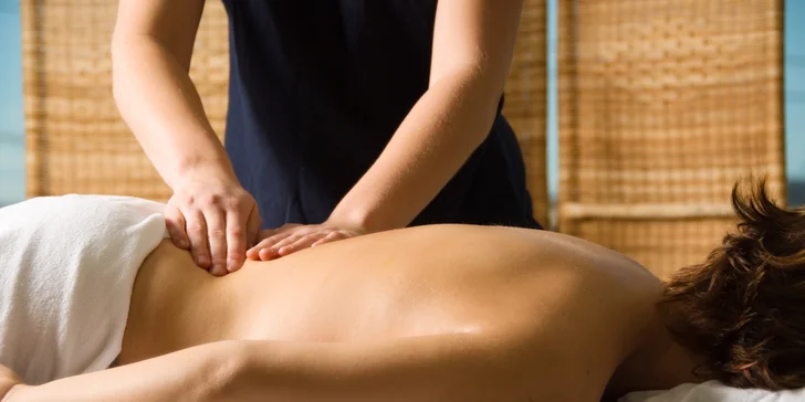 60minutová masáž dle výběru: relaxační, japonská, hot stones či moxování