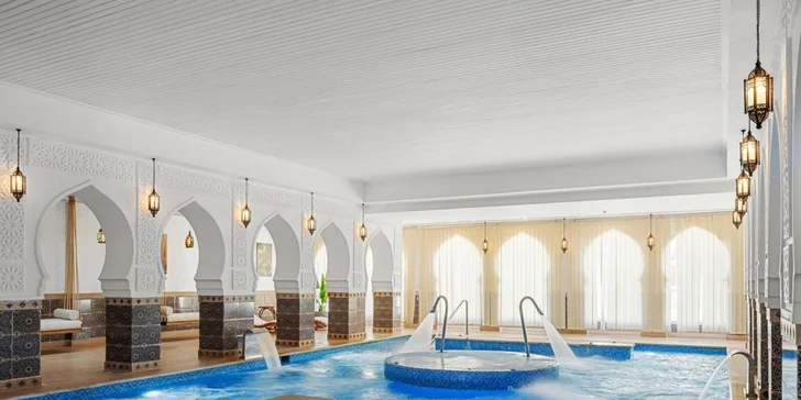 Nechybí ani wellness centrum a fitness. 