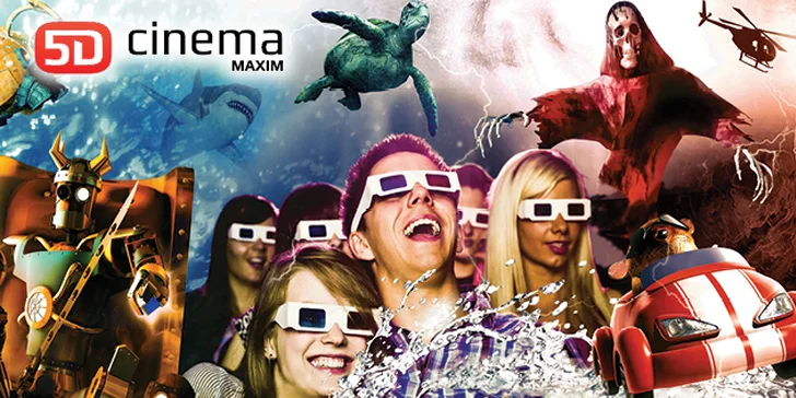 Zažijte pátou dimenzi: lístek na libovolný film do 5D Cinema MAXIM
