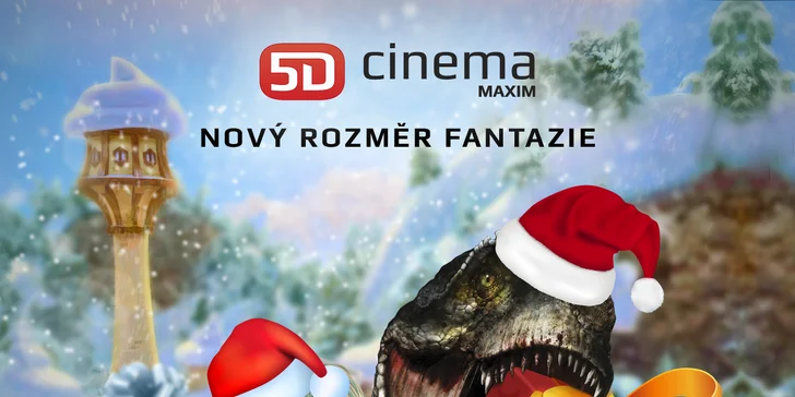 Zažijte pátou dimenzi: lístek na libovolný film do 5D Cinema MAXIM