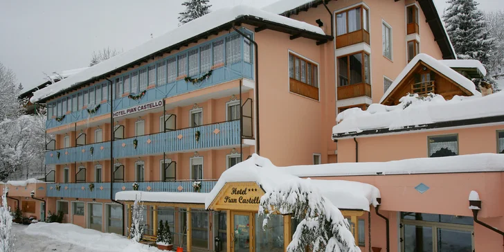 Lyžovačka v italských Dolomitech: doprava, ubytování s polopenzí a skipas