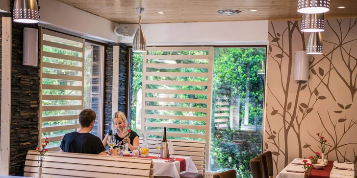 5chodové degustační menu pro 2 podávané v oceněné restauraci Čeladenka