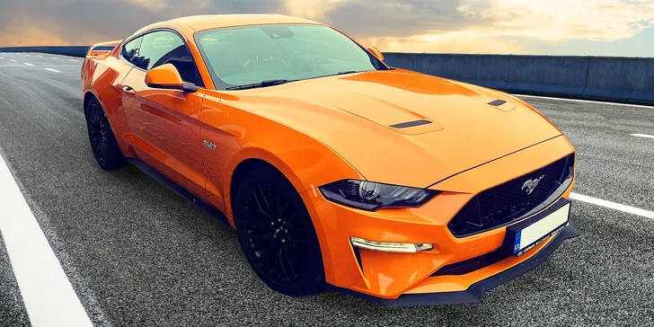 Zapůjčení Fordu Mustang 5.0 GT 480HP na 6 hodin, několik dní i celý týden