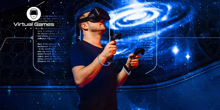 Virtuální realita v centru Brna: 60 až 120 minut hry až pro 6 osob