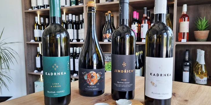 Otevřený voucher na víno, prosecco, čaj i kávu do Vinotéky Ryzlink: 200, 300 nebo 400 Kč