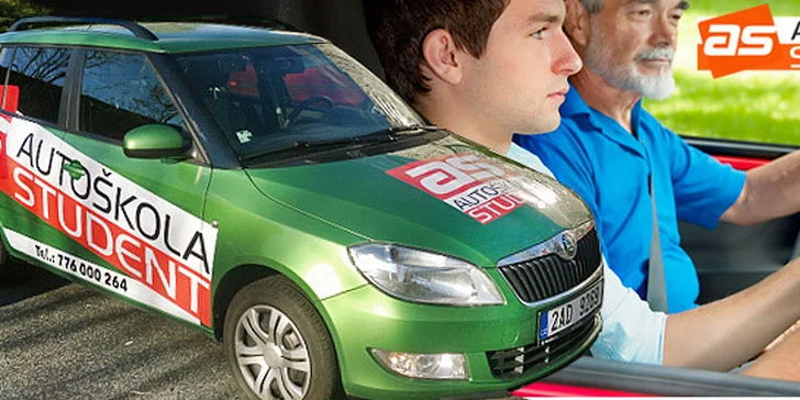 Řidičský průkaz sk. B v Autoškole Student - jarní a letní kurzy