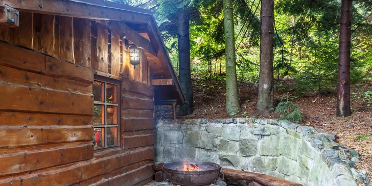 5denní pronájem luxusní wellness chaty v Beskydech pro 8 osob vč. dětí