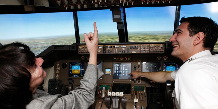Jen tento týden: až 90 minut na simulátoru dopravního letadla A320
