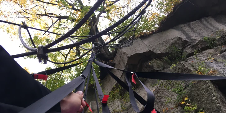 Kurz ferraty i slaňování a oběd nebo nocleh s večeří a snídaní pro 2 osoby