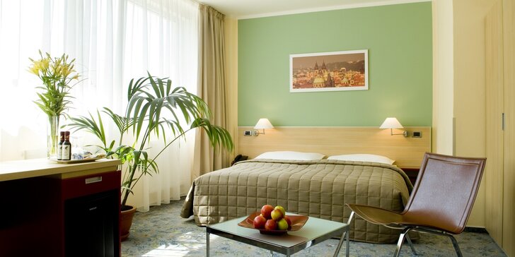 Praha pro 2 i rodinku: klidné bydlení se snídaní v Hotelu Michael