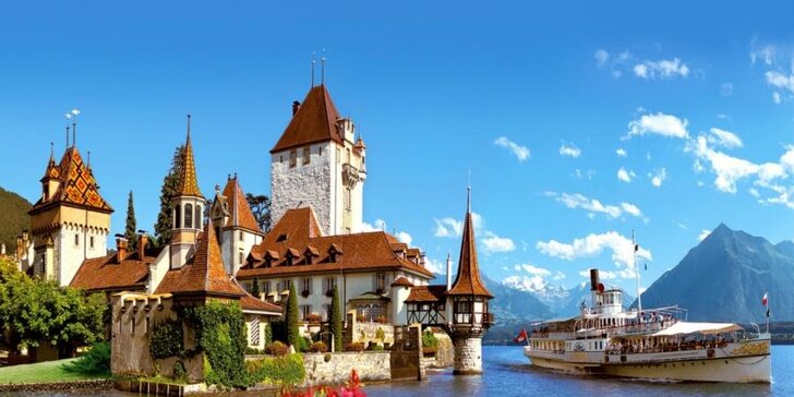 Za krásami Švýcarska: historický Thun u jezera, hrad Oberhofen i městečko Spiez