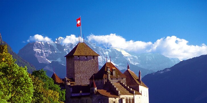 Poznávací výlet do Švýcarska: hrad Chillon, historická města Lausanne a Ženeva