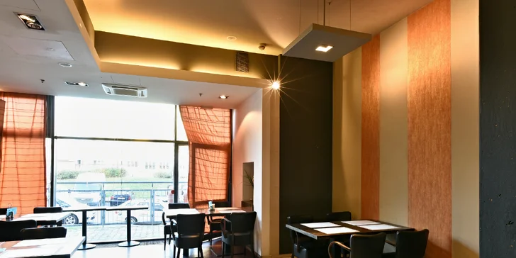 5chodové degustační menu s rybou i srnčím hřbetem a příp. lahví vína pro dva