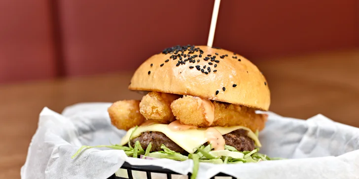 Burger s krevetami či burger mistra šéfkuchaře: nabité pošmáknutí pro 1 i 2