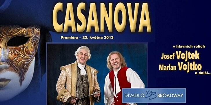 Muzikál Casanova v divadle Broadway