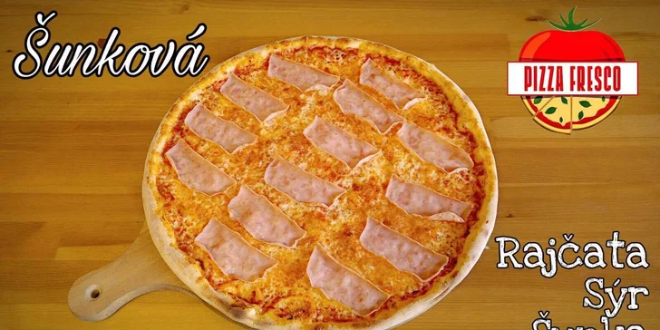 Poctivá porce a bohatý výběr: dvě delikátně křupavé pizzy