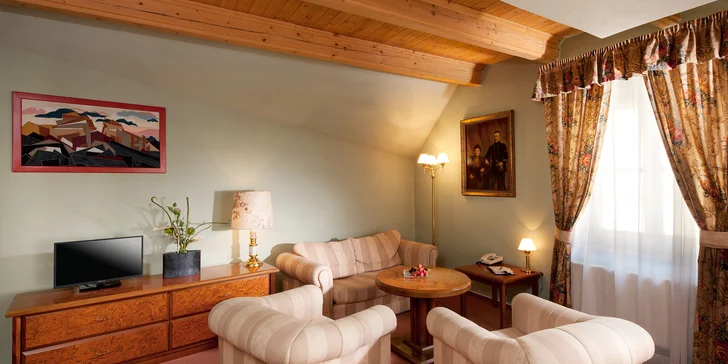 Romantika v Jindřichově Hradci: snídaně, večeře i privátní sauna a masáž